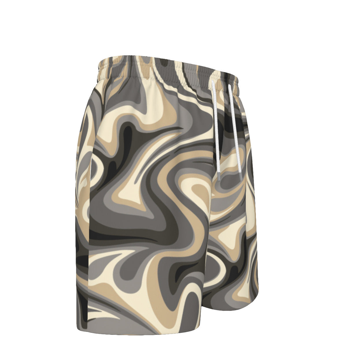 Gray Marble Shorts