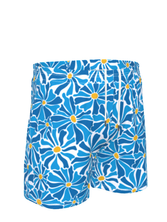 Men's Colorful Flower Pickle Ball Shorts