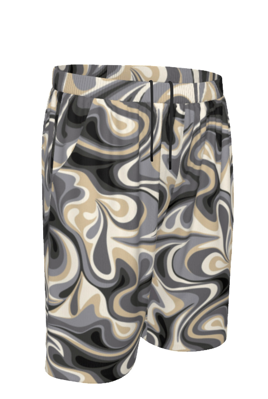 Gray Marble Golf Shorts