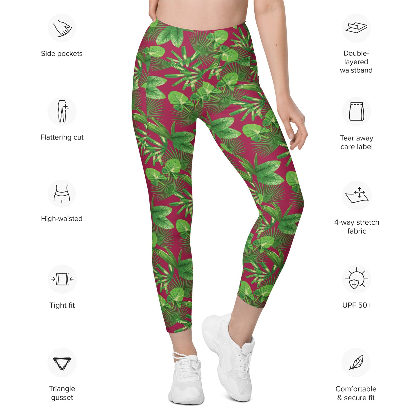 Merlot Jungle Pocket Legging