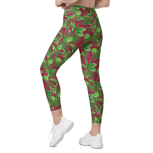 Merlot Jungle Pocket Legging